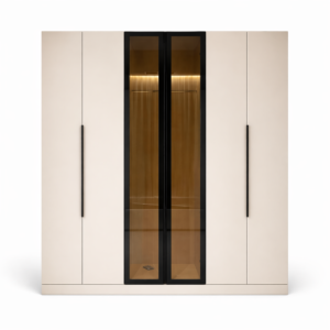 كبت 6 أبواب مع مخازن جام أسود