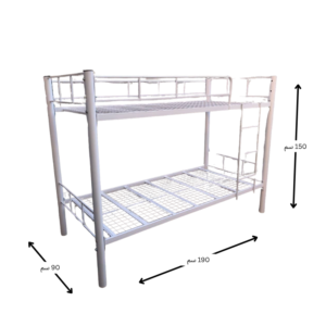 سرير طابقين حديد تركيب براغي