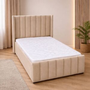 سرير ملكي نفر ونصف مع تاج سفلي 120*190