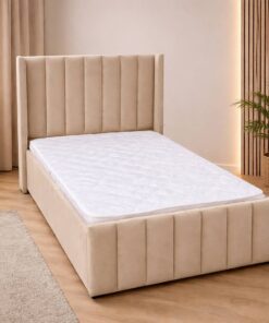 سرير ملكي نفر ونصف مع تاج سفلي 120*190